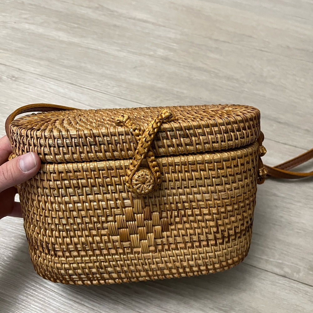 Amerii rattan purse
